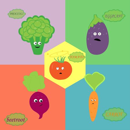 Vegetablesのイラスト素材