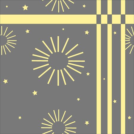abstraction of yellow on grayのイラスト素材