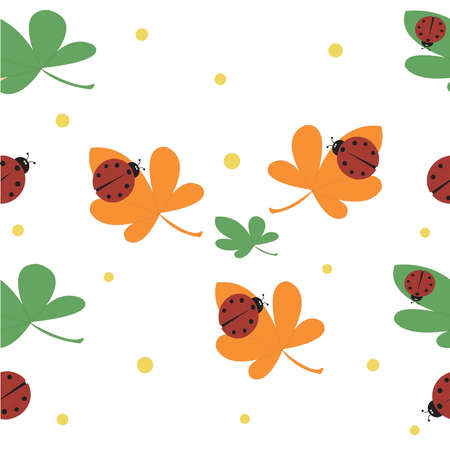 Beetles patternのイラスト素材