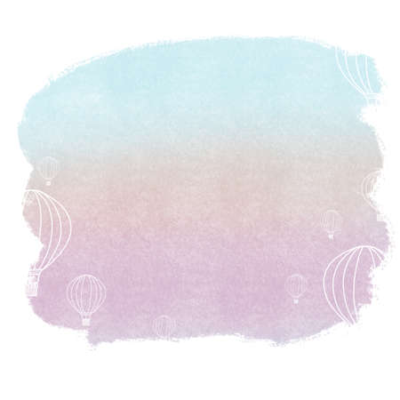 Watercolor abstract background gradient hand drawn textured wallpaperの写真素材