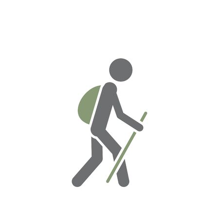 Camping icon on background for graphic and web design. Creative illustration concept symbol for web or mobile app.のイラスト素材