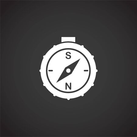 Camping icon on background for graphic and web design. Creative illustration concept symbol for web or mobile app.のイラスト素材