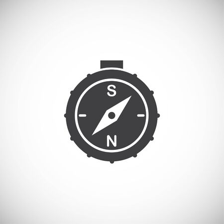 Camping icon on background for graphic and web design. Creative illustration concept symbol for web or mobile app.のイラスト素材