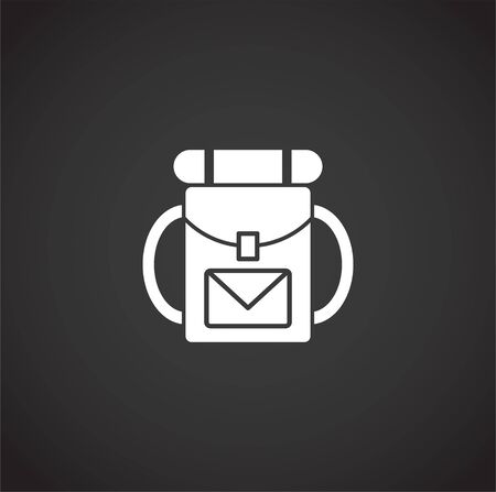 Camping icon on background for graphic and web design. Creative illustration concept symbol for web or mobile app.のイラスト素材