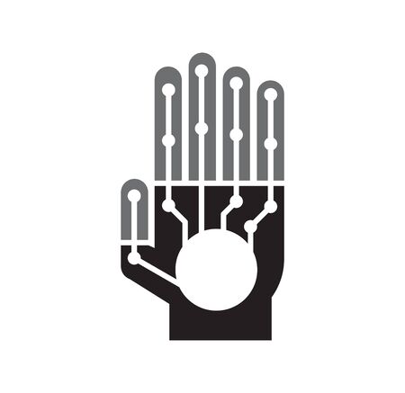 Technology related icon on background for graphic and web design. Simple illustration. Internet concept symbol for website button or mobile appのイラスト素材