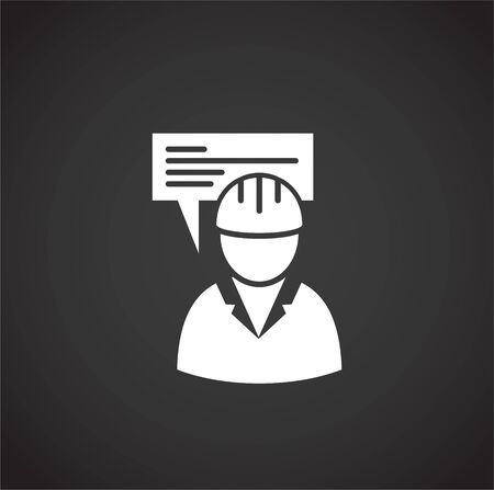 Engineering related icon on background for graphic and web design. Creative illustration concept symbol for web or mobile app.のイラスト素材