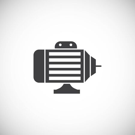 Motor related icon on background for graphic and web design. Creative illustration concept symbol for web or mobile app.のイラスト素材
