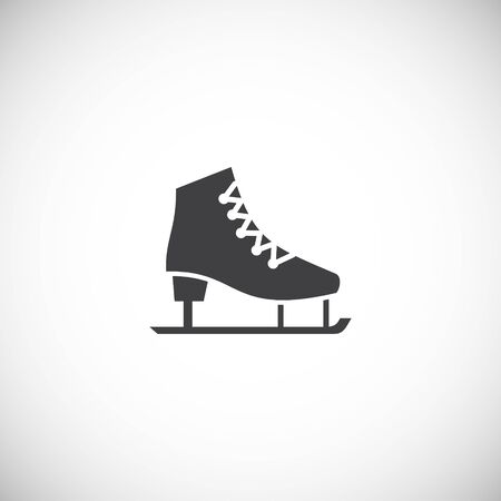 Winter related icon on background for graphic and web design. Simple illustration. Internet concept symbol for website button or mobile app.のイラスト素材