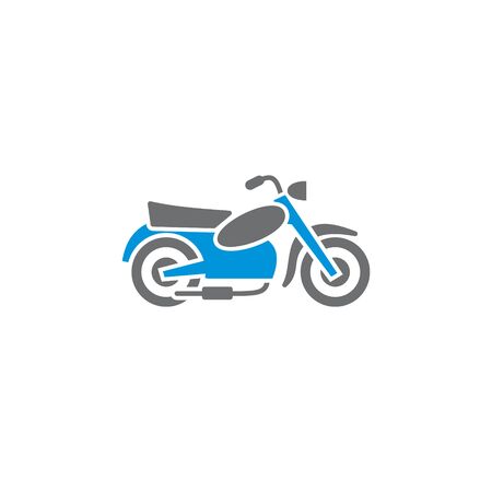 Motorcycle icon on background for graphic and web design. Creative illustration concept symbol for web or mobile app.のイラスト素材