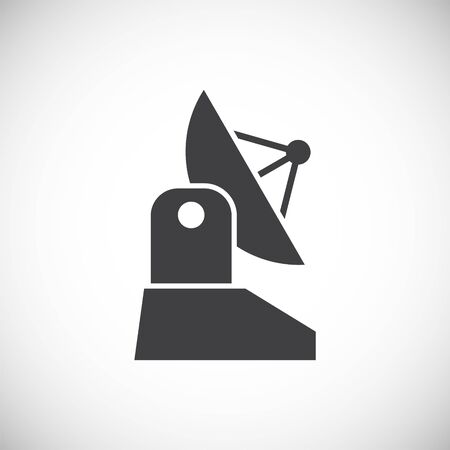 Technology related icon on background for graphic and web design. Simple illustration. Internet concept symbol for website button or mobile appのイラスト素材