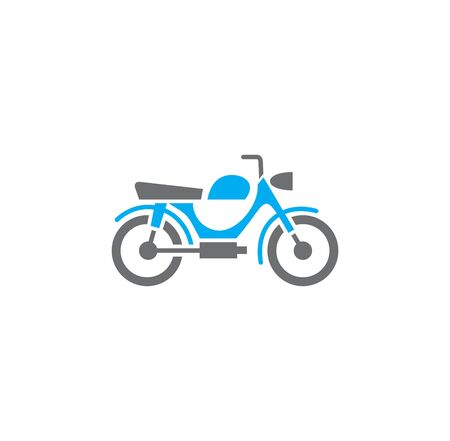 Motorcycle icon on background for graphic and web design. Creative illustration concept symbol for web or mobile app.のイラスト素材