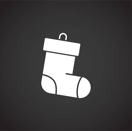 Christmas toy icon on background for graphic and web design. Creative illustration concept symbol for web or mobile app.のイラスト素材