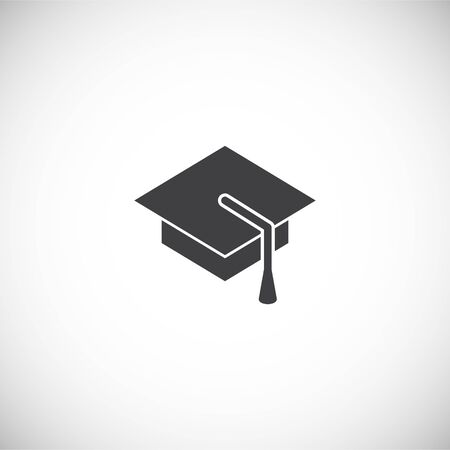 School related icon on background for graphic and web design. Simple illustration. Internet concept symbol for website button or mobile app.のイラスト素材