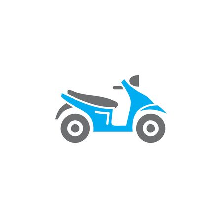 Motorcycle icon on background for graphic and web design. Creative illustration concept symbol for web or mobile app.のイラスト素材