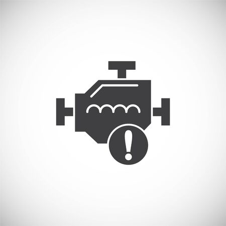 Motor related icon on background for graphic and web design. Creative illustration concept symbol for web or mobile app.のイラスト素材