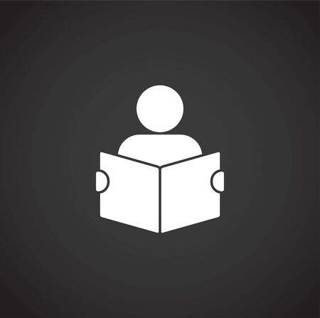 School related icon on background for graphic and web design. Simple illustration. Internet concept symbol for website button or mobile app.のイラスト素材