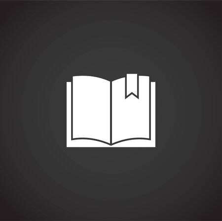School related icon on background for graphic and web design. Simple illustration. Internet concept symbol for website button or mobile app.のイラスト素材