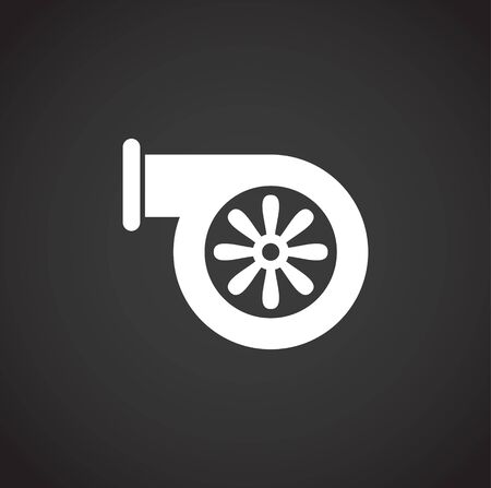 Car part icon on background for graphic and web design. Creative illustration concept symbol for web or mobile app.のイラスト素材