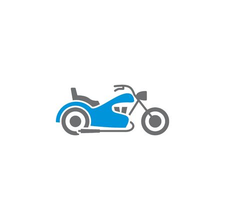 Motorcycle icon on background for graphic and web design. Creative illustration concept symbol for web or mobile app.のイラスト素材