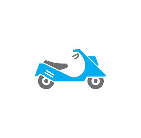 Motorcycle icon on background for graphic and web design. Creative illustration concept symbol for web or mobile app.のイラスト素材