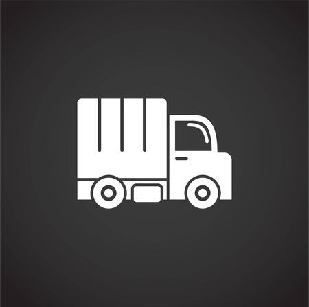 Car icon on background for graphic and web design. Creative illustration concept symbol for web or mobile app.のイラスト素材