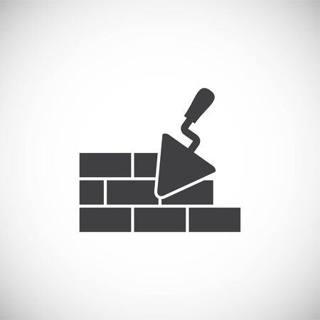 Construction related icon on background for graphic and web design. Creative illustration concept symbol for web or mobile app.のイラスト素材