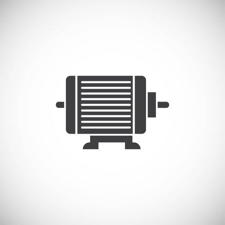 Motor related icon on background for graphic and web design. Creative illustration concept symbol for web or mobile app.のイラスト素材