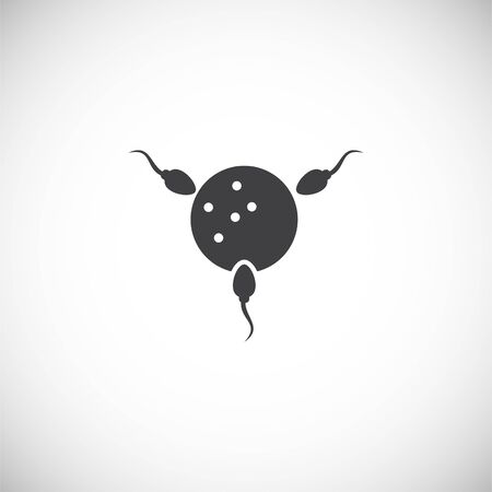 Reproduction related icon on background for graphic and web design. Creative illustration concept symbol for web or mobile app.のイラスト素材