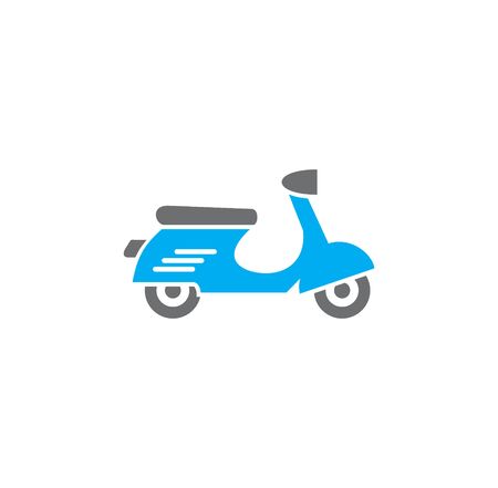 Motorcycle icon on background for graphic and web design. Creative illustration concept symbol for web or mobile app.のイラスト素材