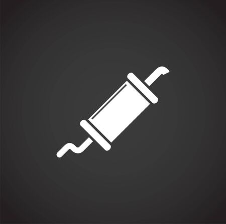 Car part icon on background for graphic and web design. Creative illustration concept symbol for web or mobile app.のイラスト素材