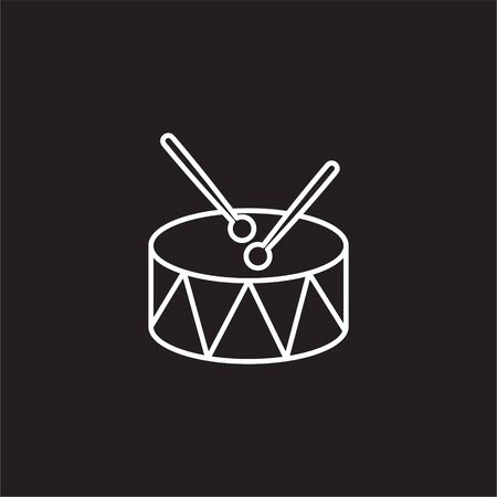 Christmas related toy icon outline on background for graphic and web design. Creative illustration concept symbol for web or mobile app.のイラスト素材