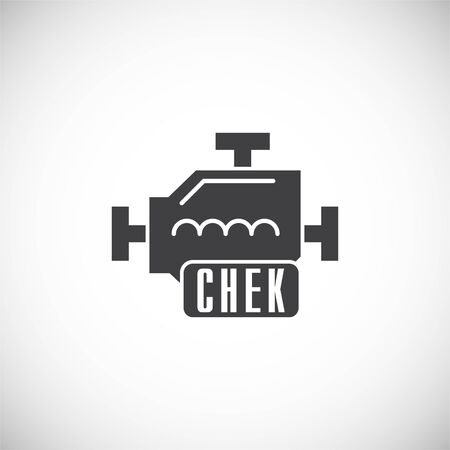 Motor related icon on background for graphic and web design. Creative illustration concept symbol for web or mobile app.のイラスト素材