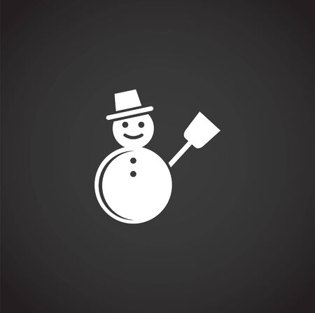 Template black backgroundのイラスト素材