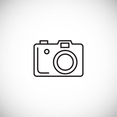 Camping icon on background for graphic and web design. Creative illustration concept symbol for web or mobile app.のイラスト素材