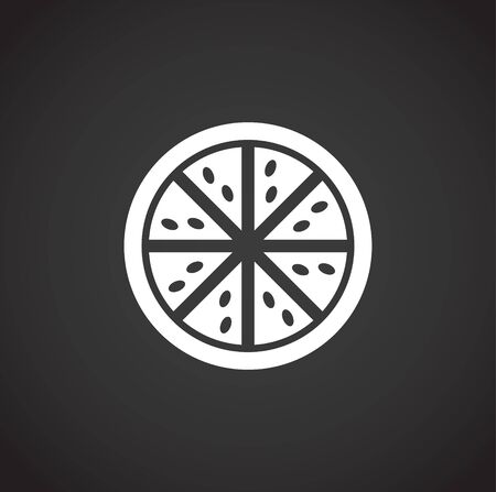Fruit related icon on background for graphic and web design. Creative illustration concept symbol for web or mobile appのイラスト素材