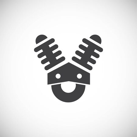 Motor related icon on background for graphic and web design. Creative illustration concept symbol for web or mobile app.のイラスト素材
