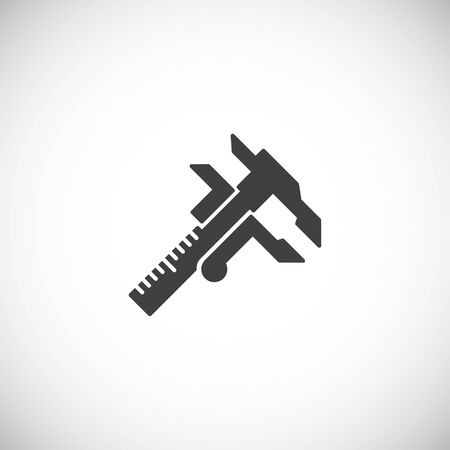Engineering related icon on background for graphic and web design. Creative illustration concept symbol for web or mobile app.のイラスト素材