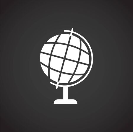 School related icon on background for graphic and web design. Simple illustration. Internet concept symbol for website button or mobile app.のイラスト素材