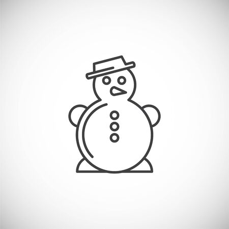 Winter related icon on background for graphic and web design. Simple illustration. Internet concept symbol for website button or mobile app.のイラスト素材