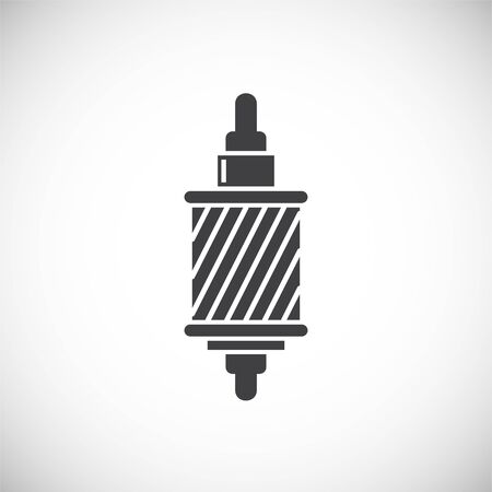 Motor related icon on background for graphic and web design. Creative illustration concept symbol for web or mobile app.のイラスト素材
