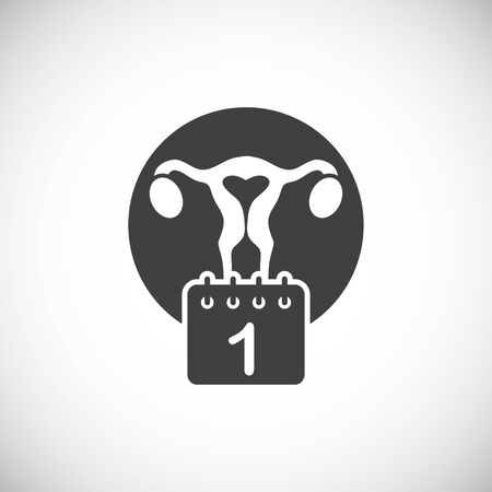 Reproduction related icon on background for graphic and web design. Creative illustration concept symbol for web or mobile app.のイラスト素材