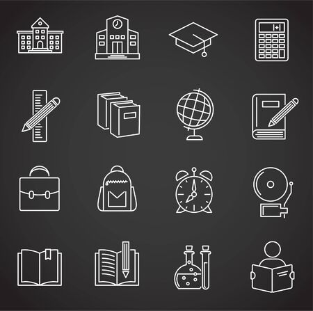 Template black backgroundのイラスト素材