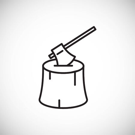 Camping icon on background for graphic and web design. Creative illustration concept symbol for web or mobile app.のイラスト素材
