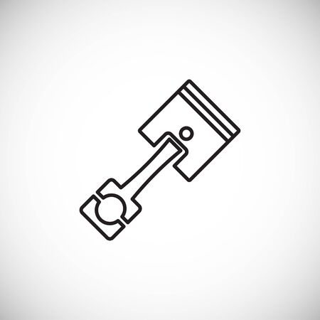 Car part icon on background for graphic and web design. Creative illustration concept symbol for web or mobile app.のイラスト素材