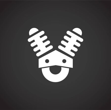 Motor related icon on background for graphic and web design. Creative illustration concept symbol for web or mobile app.のイラスト素材