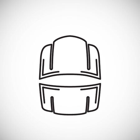 Car part icon on background for graphic and web design. Creative illustration concept symbol for web or mobile app.のイラスト素材