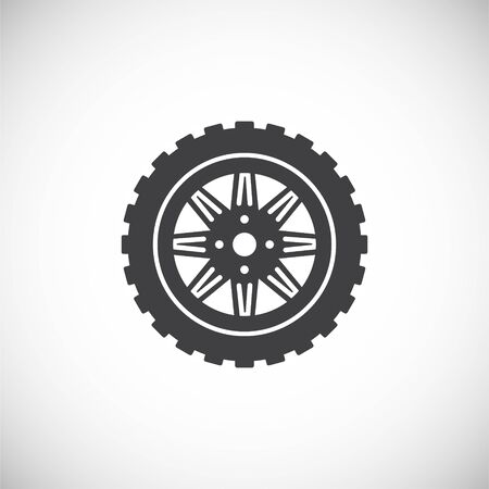 Car part icon on background for graphic and web design. Creative illustration concept symbol for web or mobile app.のイラスト素材