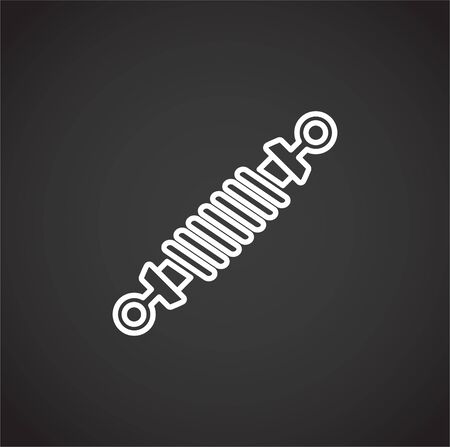 Car part icon on background for graphic and web design. Creative illustration concept symbol for web or mobile app.のイラスト素材