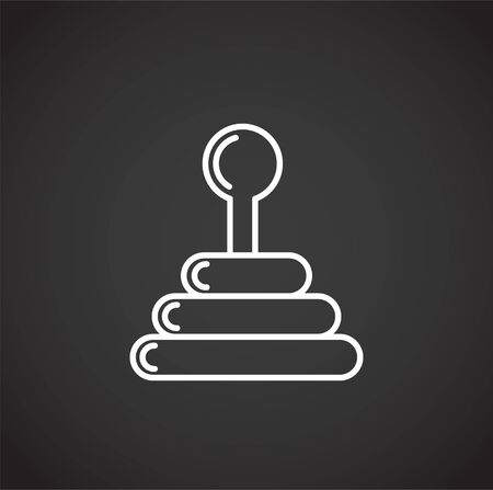 Car part icon on background for graphic and web design. Creative illustration concept symbol for web or mobile app.のイラスト素材