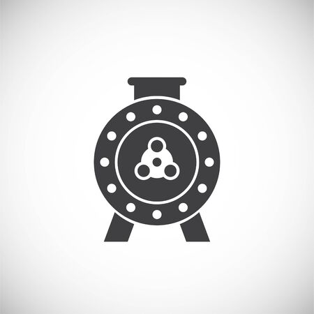 Motor related icon on background for graphic and web design. Creative illustration concept symbol for web or mobile app.のイラスト素材